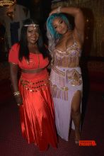 Malaysia Pargo celebrates birthday Atlanta genie belly dancer theme Kandi Burruss Bambi Scrappy and more