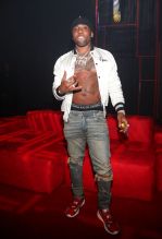 LOS ANGELES, CA - SEPTEMBER 27: Rapper YFN Lucci attends Lil Wayne's 36th birthday party and Carter V release at HUBBLE on September 27, 2018 in Los Angeles, California.