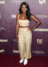 Aja Naomi King WEST HOLLYWOOD, LOS ANGELES, CA, USA - SEPTEMBER 15: 2018 Entertainment Weekly Pre-Emmy Party held at the Sunset Tower Hotel on September 15, 2018 in West Hollywood, Los Angeles, California, United States.
