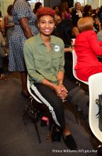 Keri Hilson Monica Brown Kandi Burruss Tucker Keshia Knight Pulliam Mali Hunter Rep. Maxine Waters actress Erika Alexander support Stacey Abrams for Georgia Governor