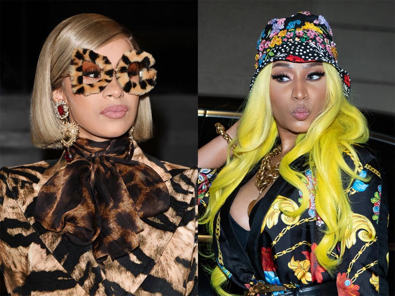 Page 3 of 13 - Knot This Time: Cardi B And Nicki Minaj Attend Milan Fashion  Week Without Any Brawling So Far - Bossip