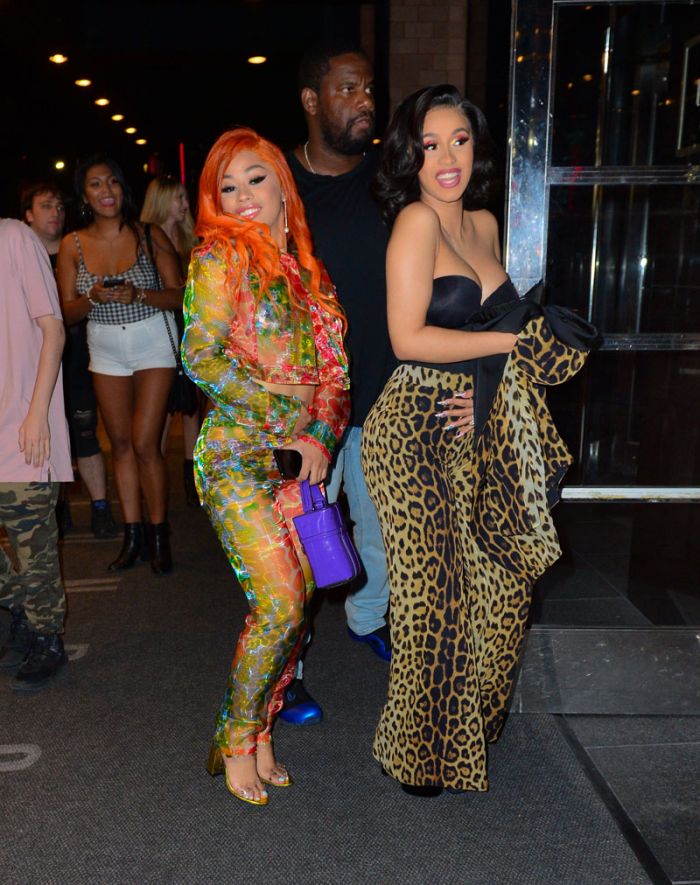 Cardi B and sister Hennessy, spend time together following Jeremy Scott show in New York