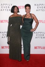 Gabrielle Union Sanaa Lathan 'Nappily Ever After' Special Screening, Harmony Gold Theater