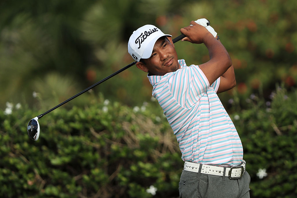 Tadd Fujikawa during the first round of the Sony Open In Hawaii at Waialae Country Club on January 12, 2017 in Honolulu, Hawaii.