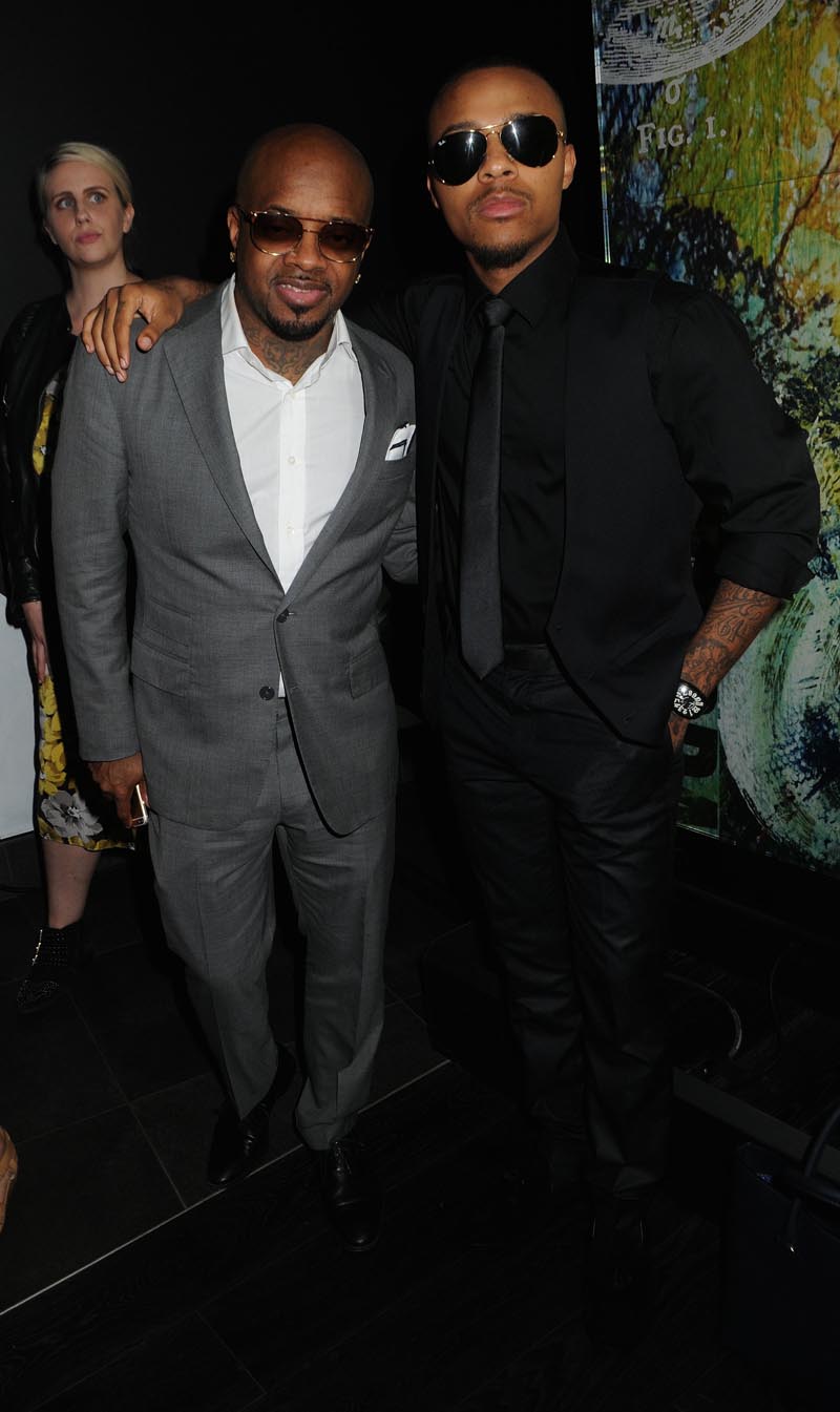 WE tv's Growing Up Hip Hop Atlanta Premiere Screening Event at iPic Theater in NYC. Pictured: Jermaine Dupri and Shad Moss (aka Bow Wow