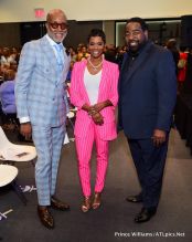 Keri Hilson Monica Brown Kandi Burruss Tucker Keshia Knight Pulliam Mali Hunter Rep. Maxine Waters actress Erika Alexander support Stacey Abrams for Georgia Governor