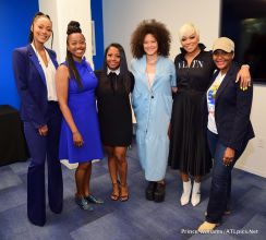 Keri Hilson Monica Brown Kandi Burruss Tucker Keshia Knight Pulliam Mali Hunter Rep. Maxine Waters actress Erika Alexander support Stacey Abrams for Georgia Governor