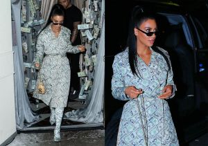 WEST HOLLYWOOD, LOS ANGELES, CA, USA - SEPTEMBER 27: Kim Kardashian West seen arriving at Delilah on September 27, 2018 in West Hollywood, Los Angeles, California, United States.