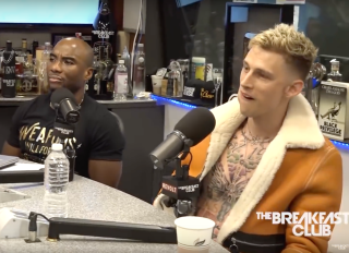 Machine Gun Kelly Interview on The Breakfast Club talking about Eminem beef and drug use