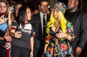 Nicki Minaj Versace Dinner during Milan Fashion Week Spring/Summer 2019 in Milan, Italy.