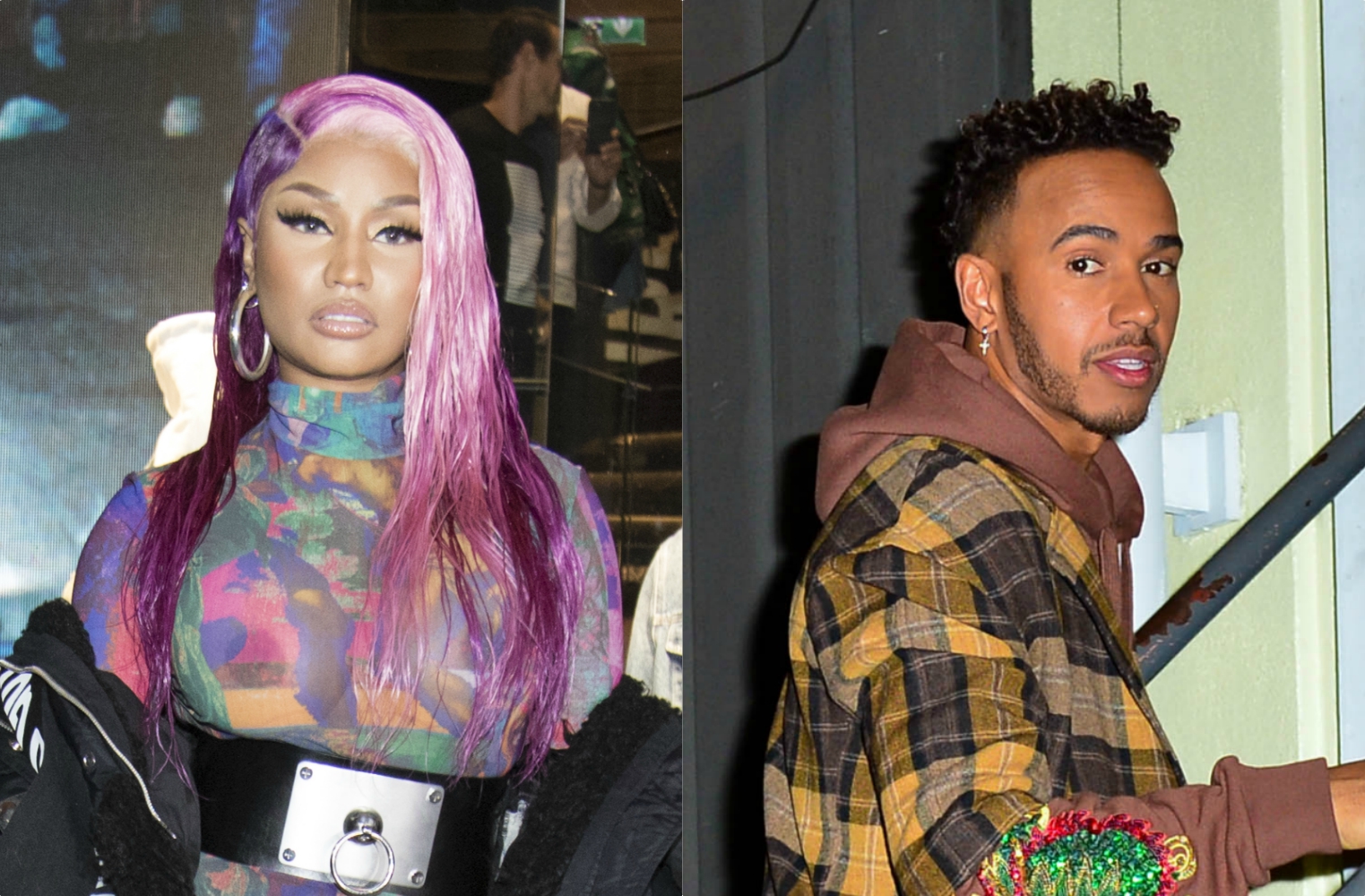 Nicki Minaj and Lewis Hamilton spotted in Dubai