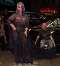 Nicki Minaj Pink carpet arrivals for the Daily Front Row 6th Annual Fashion Media Awards, held at the Park Hyatt New York in New York, New York