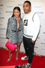 Shantel Jackson Nelly Celebrities, including Ashley Graham in a green animal print dress, are seen attending the 'PrettyLittleThing x Ashley Graham' collaboration event at Delilah Nightclub in Los Angeles, CA.