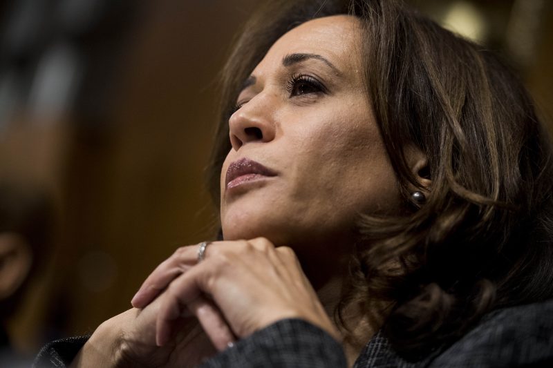 Kamala Harris The Senate Judiciary Committee holds a hearing for Dr. Christine Blasey Ford to testify about sexual assault allegations against Supreme Court nominee Judge Brett M. Kavanaugh at the Dirksen Senate Office Building on Capitol Hill Thursday, September 27, 2018.