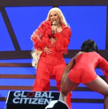 Cardi B performs onstage during the 2018 Global Citizen Festival: Be The Generation in Central Park on September 29, 2018 in New York City.