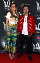 Paris and Prince Jackson Red Carpet For Michael Jackson Diamond Birthday Celebration at Mandalay Bay Resort and Casino Las Vegas
