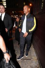 Will Smith And Jada Pinkett Smith are seen leaving Dave Chappelle's private event at West Hollywood's Peppermint Club In Los Angeles, CA.