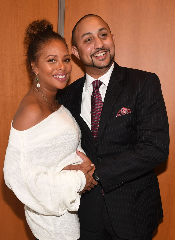 ATLANTA, GA - FEBRUARY 02:  Eva Marcille and Michael Sterling attend "Behind The Movement" Atlanta screening at National Center for Civil and Human Rights on February 2, 2018 in Atlanta, Georgia.