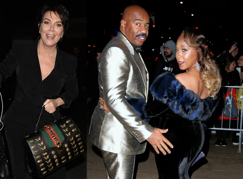 Kris Jenner Steve Harvey Marjorie Harvey