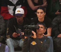 Saturday October 20, 2018; Kendall Jenner out at the Lakers game. The Houston Rockets defeated the Los Angeles Lakers by the final score of 124-115 at Staples Center in Los Angeles CA.