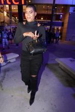 EJ Johnson leaves Lakers game after fight breaks out on court at Stales Centre in Los Angeles, CA.