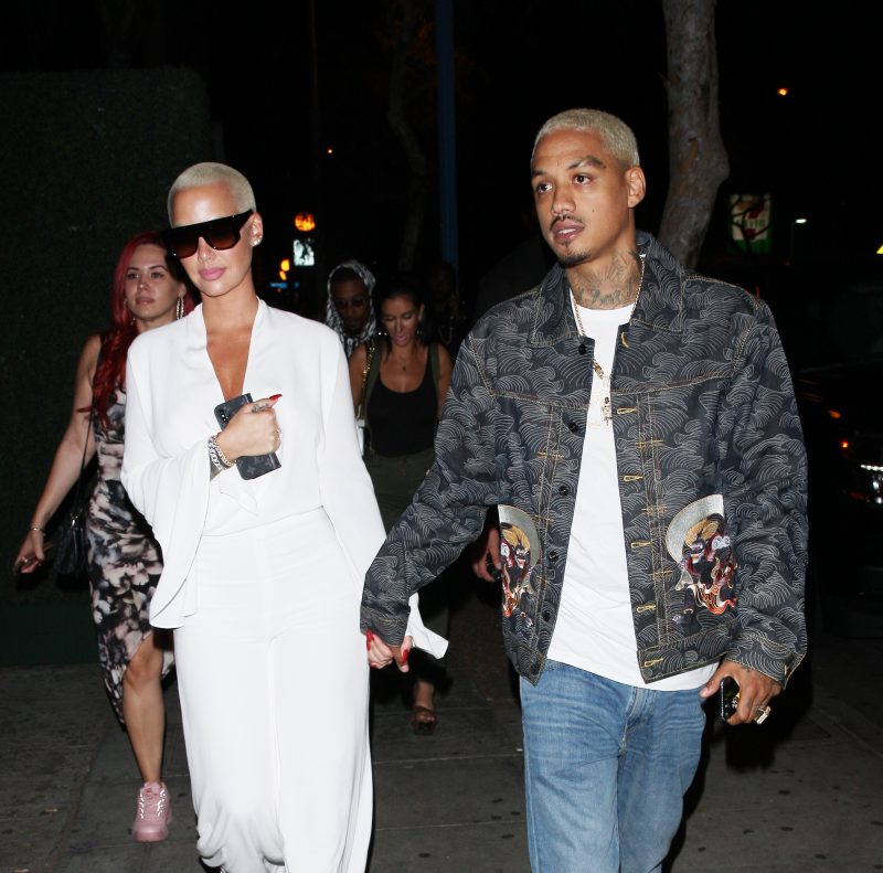 Coupled Up: Amber Rose Holds Hands With Her Honey... And He Throws Her ...