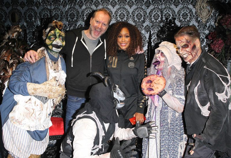 Rapper, Eve visits Knotts Scary Farm in Buena Park, CA. Max Cooper