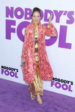 Pat Cleveland purple carpet World Premiere of NOBODY'S FOOL, held at AMC Lincoln Square in New York, New York
