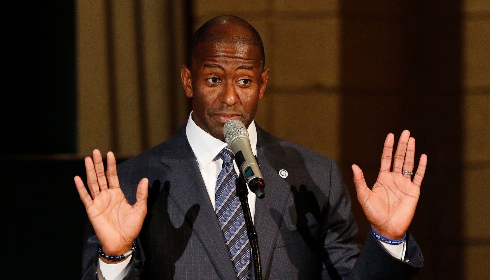 Andrew Gillum Attends Church Event To Advocate For Election Recount