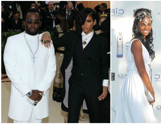 Diddy Cassie and Kim Porter