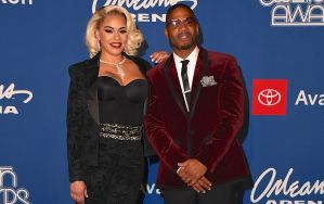 Faith Evans and Stevie J