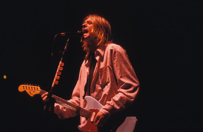 Nirvana en concert en 1994