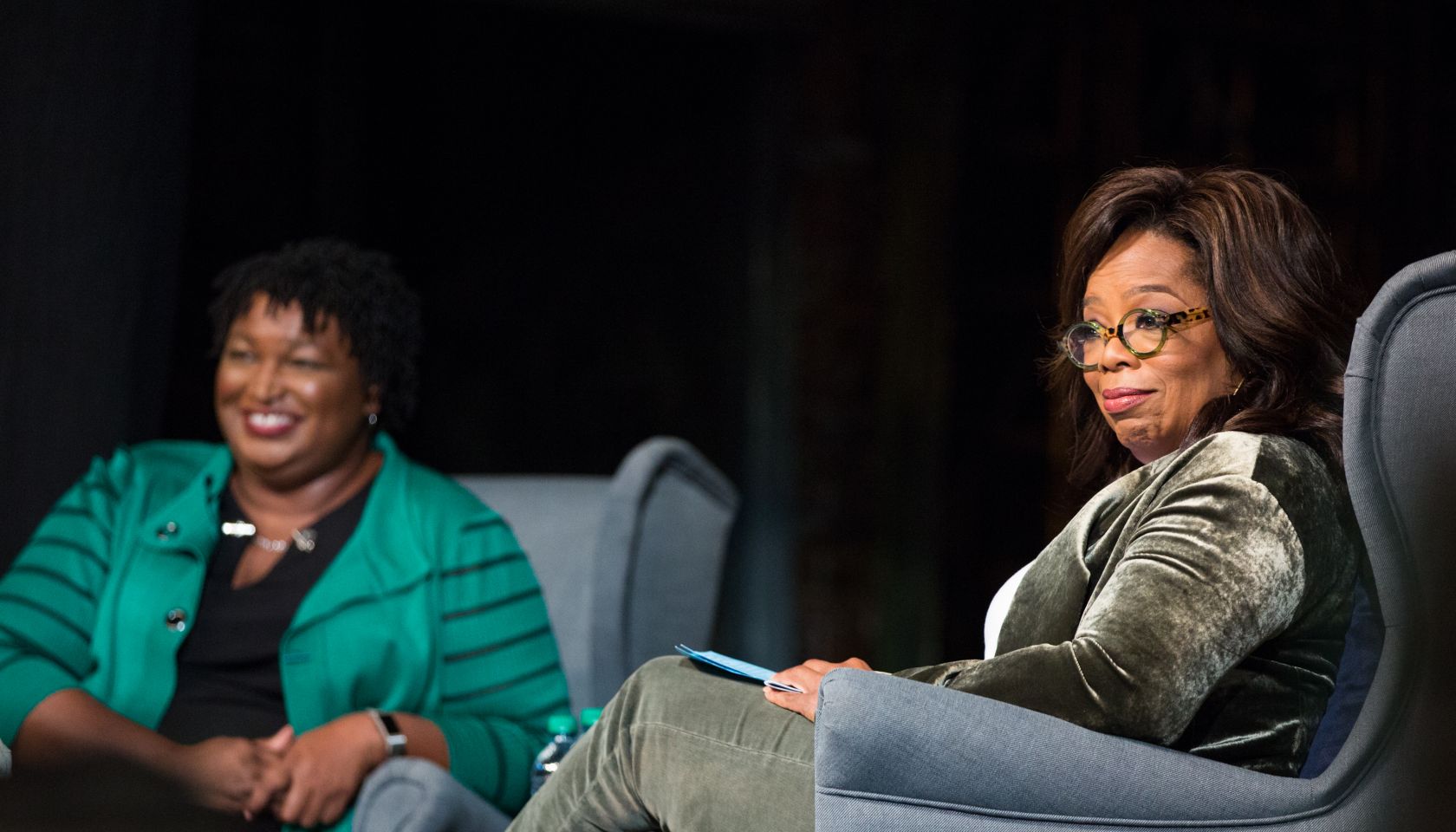 oprah stacey abrams racist robocall