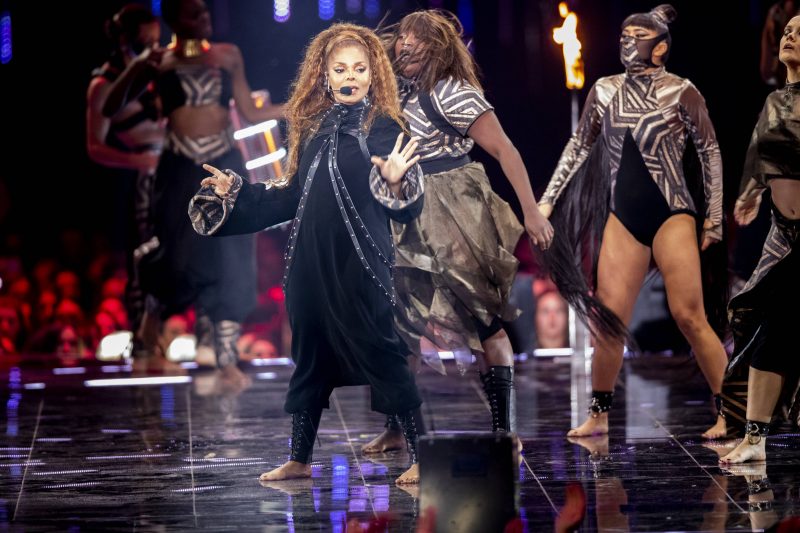 Janet Jackson at the 2018 MTV EMAs, Europe Music Awards, at Bizkaia Arena in Bilbao Exhibition Centre (BEC) in Bilbao, Spain, on 04 November 2018.