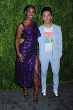 Justine Skye Prabal Gurung 15th Annual CFDA/Vogue Fashion Fund 2018, held in the Brooklyn Navy Yard in Brooklyn, New York