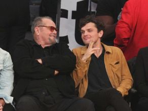 Wednesday November 7, 2018; Jack and Raymond Nicholson out at the Lakers game. The Los Angeles Lakers defeated the Minnesota Timberwolves by the final score of 114-110 at Staples Center in Los Angeles, CA.