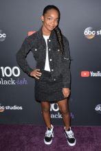Marsai Martin LOS ANGELES, CA - NOV 10: 'Black-ish' celebrates its 100th episode - Arrivals at The Walt Disney Studios in Los Angeles.