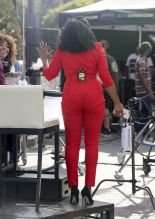 "The Fresh Prince of Bel-Air" actress Tatyana Ali is seen on "Extra!" in Los Angeles
