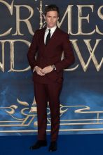 Eddie Redmayne attends the premiere of 'Fantastic Beasts: The Crimes of Grindelwald' at the Odeon Leicester Square in London, UK.