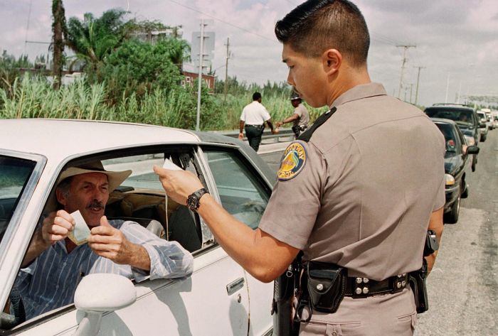 Florida State Trooper Gets Hit By Out Of Control Car On Highway After Saving Another Man Video