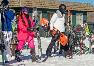 Kim Kardashian Kendall Jenner Saint West Ski Aspen