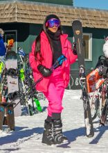 Kim Kardashian Kendall Jenner Saint West Ski Aspen