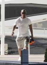 Katie Holmes and Jamie Foxx Boat In Miami