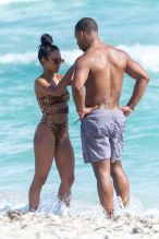Karrueche Tran and Victor Cruz