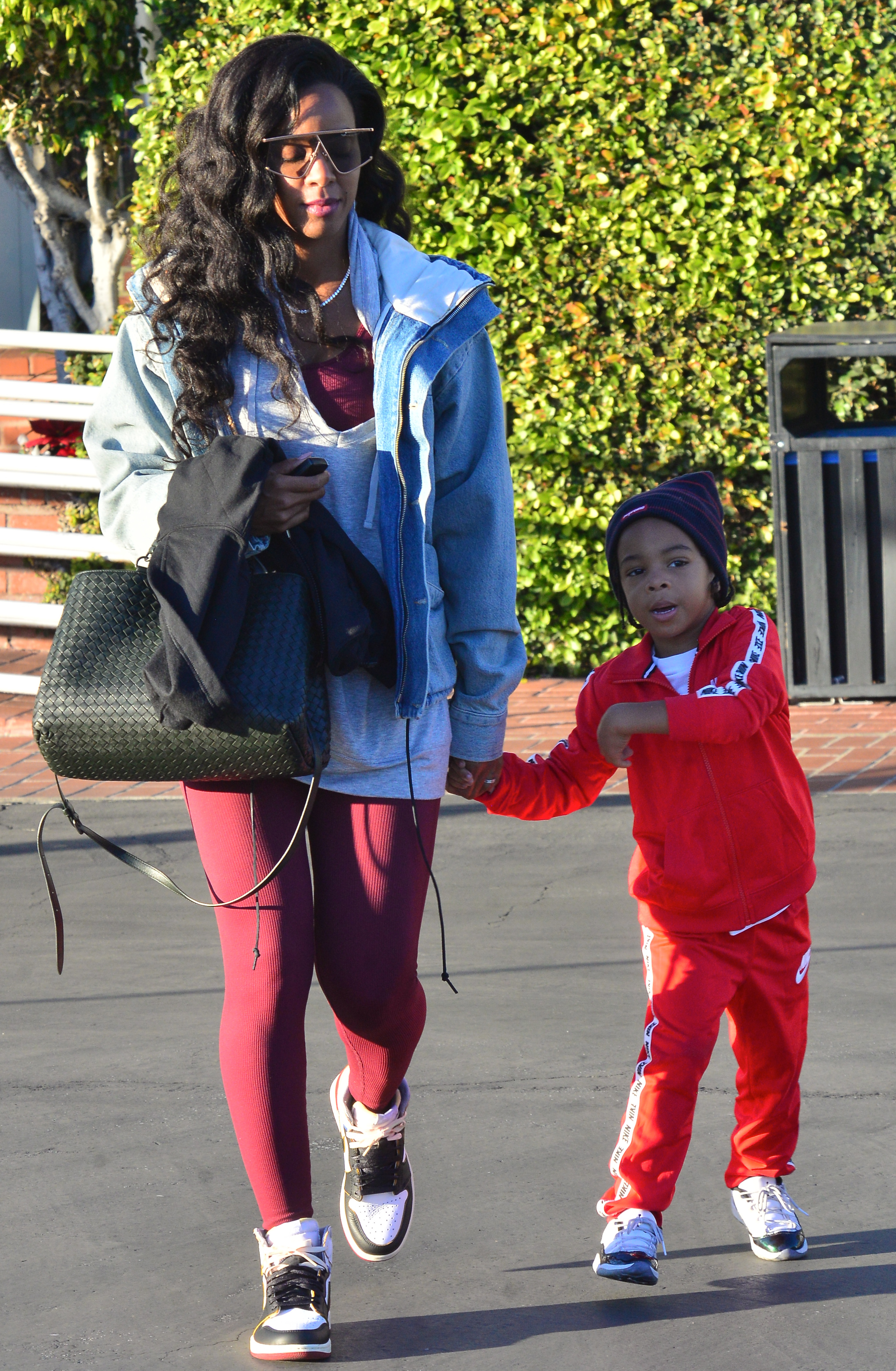Kelly Rowland and son Titan Jewell