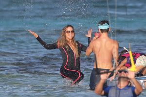 Mariah Carey and Kids Enjoy St. Barth's With Brian Tanaka