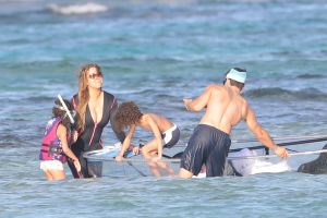 Mariah Carey and Kids Enjoy St. Barth's With Brian Tanaka