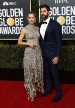 Emily Blunt John Krasinski Golden Globes