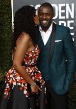 Sabrina Dhowre Idris Elba Golden Globes