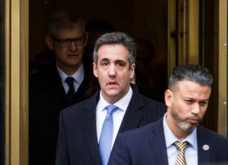 Former Trump lawyer Michael Cohen attends his hearing